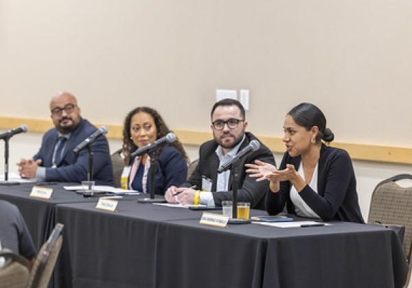 Panel speakers at Public Service Alumni and Students Networking Event