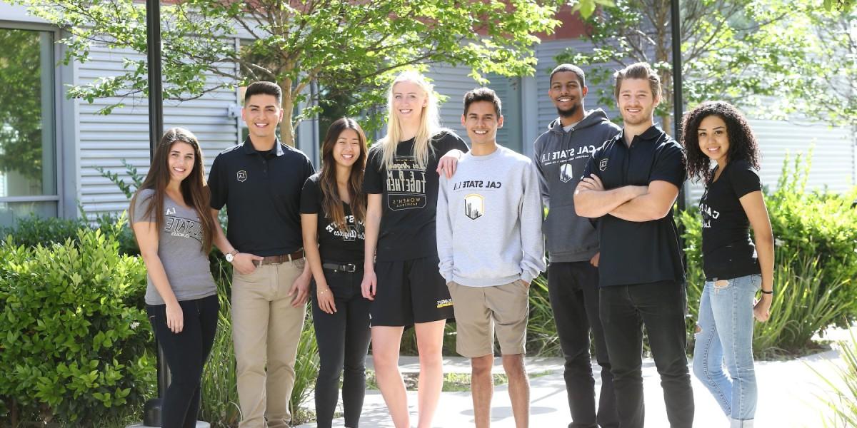 A group of Cal State LA students.